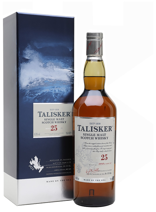 Talisker 25 yo box